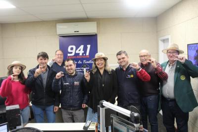 Rádio Campo Aberto Recebeu a Visita da Governadora do Rotary Clube do Distrito 4640